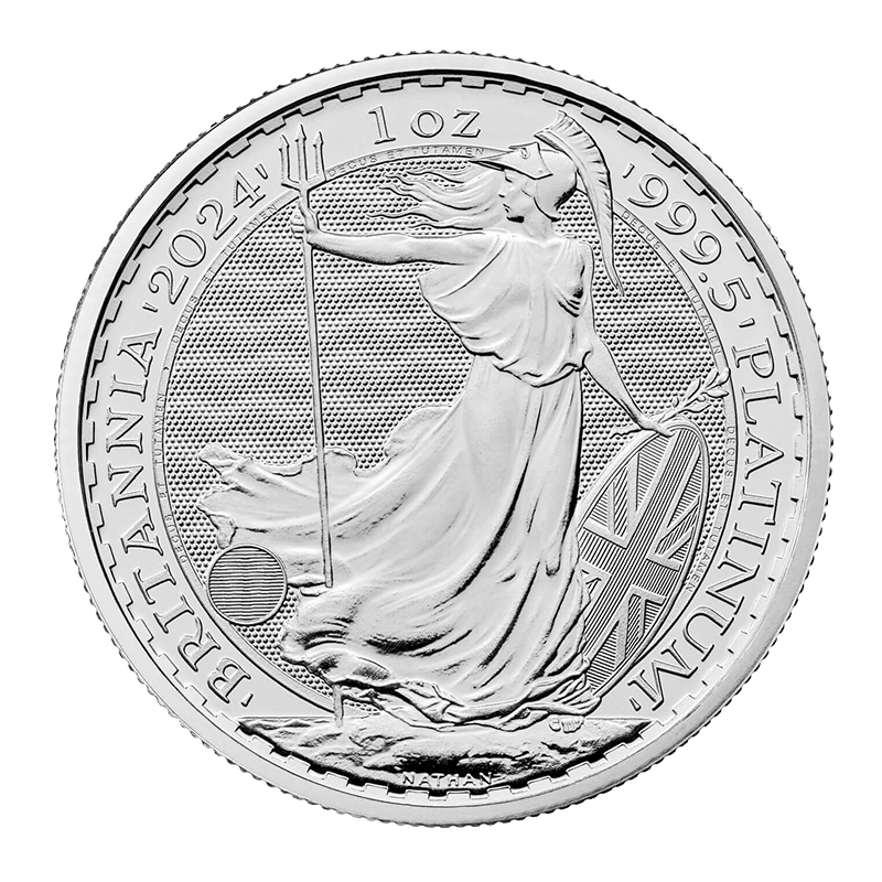 Image pour Pièce de platine Britannia de 1 oz (2024) à partir de Métaux précieux TD